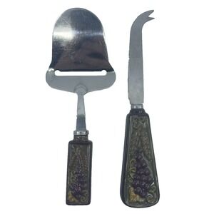 Stainless Steel Tuscany Vineyard Handle‎ Cheese Serving Knife & Cheese Slicer